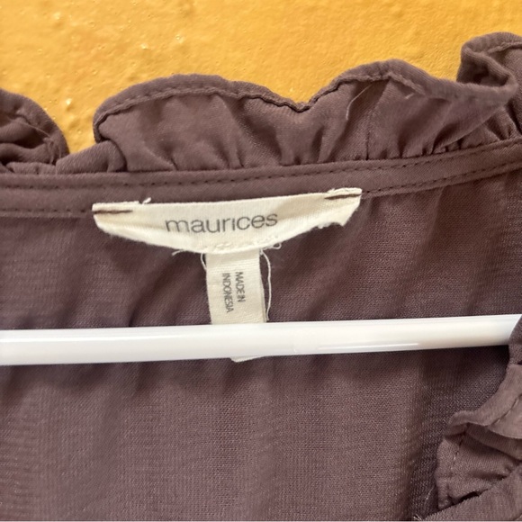 Maurices Laven Ruffle Button-Up Blouse - Picture 5 of 7